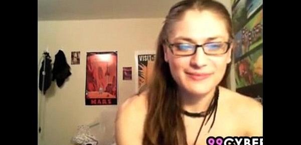  Dirty Teen Nerd Does Anal Alone